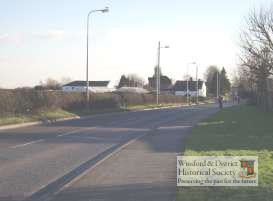 Swanlow Lane, looking south