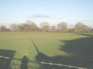 Hill Field, off Swanlow Lane. The site of the original “swanhlaw”